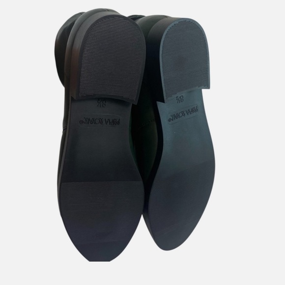 NWOB VTG 80s Prima Royale Leather Lace-Up Granny Booties 8.5M Victorian Gothic - Picture 7 of 9